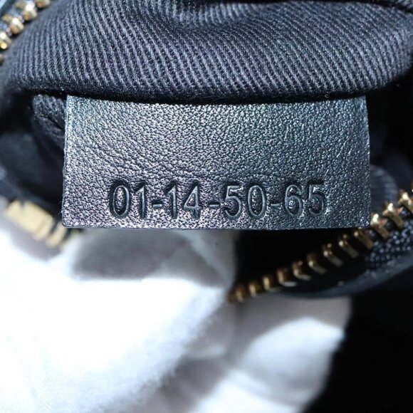 Chloe Alice Hand Bag Leather 2way Black Pink Auth am6912V - Picture 2 of 14